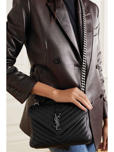 ysl college water resistant|COLLEGE MEDIUM IN QUILTED LEATHER .